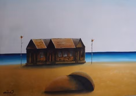 Một trong hàng ngàn bức vẽ của Châu.