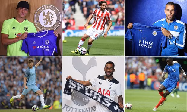 Những tân binh đắt giá trong kỳ chuyển nhượng mùa hè 2016 Premier League. Những tân binh đắt giá trong kỳ chuyển nhượng mùa hè 2016 Premier League.