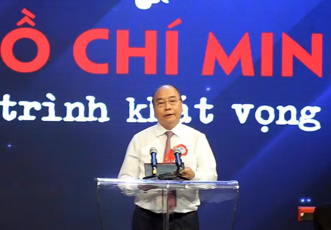 Thủ tướng Nguyễn Xuân Phúc phát biểu tại chương trình