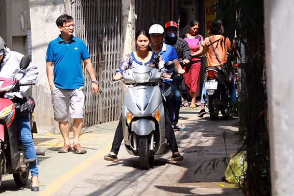 Người dân cảm thấy rất thoải mái từ khi có làn đường ưu tiên này.