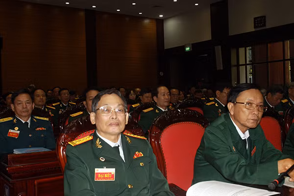 Các đại biểu tham dự Lễ kỷ niệm và Đại hội thi đua yêu nước Hội CCBVN lần thứ VI