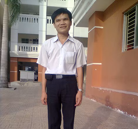 Lê Minh Tâm khi còn là sinh viên sư phạm.