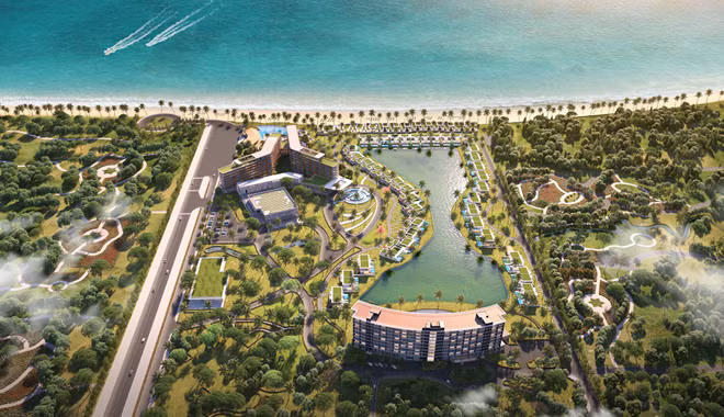 MIKGroup hiện sở hữu hàng loạt dự án bất động sản cao cấp như: Imperia Sky Garden, Villa Park, Mövenpick Resort Waverly Phú Quốc
