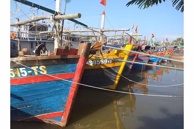 Tàu thuyền của các địa phương đều được vào nơi trú tránh an toàn