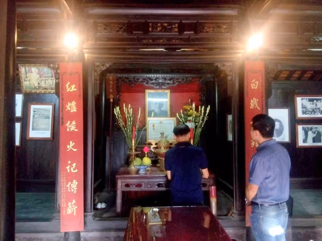 Nhà lưu niệm cụ Huỳnh Thúc Kháng, một địa chỉ thường xuyên được nhiều người tìm đến tại làng cổ lộc yên