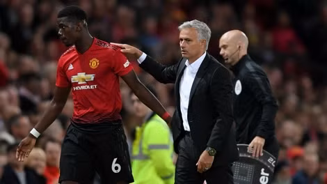 Mourinho đang gặp thế tiến thoái lưỡng nan trong việc sử dụng Pogba. Mourinho đang gặp thế tiến thoái lưỡng nan trong việc sử dụng Pogba.