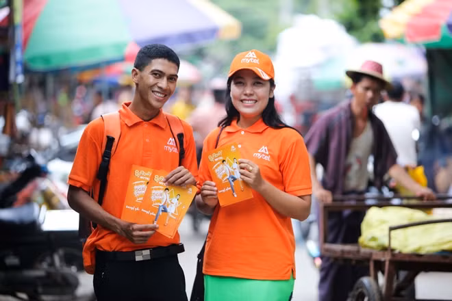 Mtel thương hiệu của Viettel tại Myanmar.