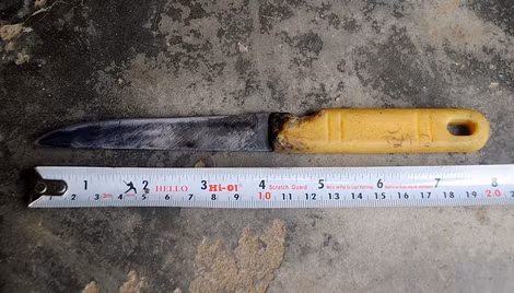 Hung khí Nguyễn Văn Hải dùng đâm bà Nguyễn Thị Quy.