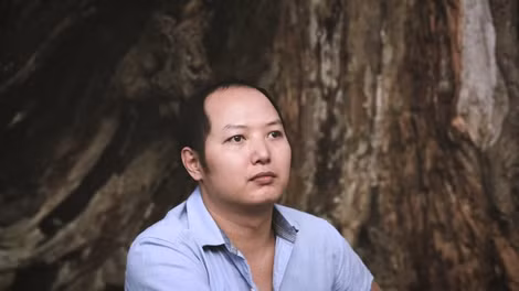 Nhạc sỹ Đặng Tuệ Nguyên, người đồng hành với Phó An My trong nhiều chương trình.