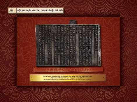 Tổ chức triển lãm “Quốc hiệu và Kinh đô nước Việt trong Mộc bản Triều Nguyễn - Di sản tư liệu thế giới”