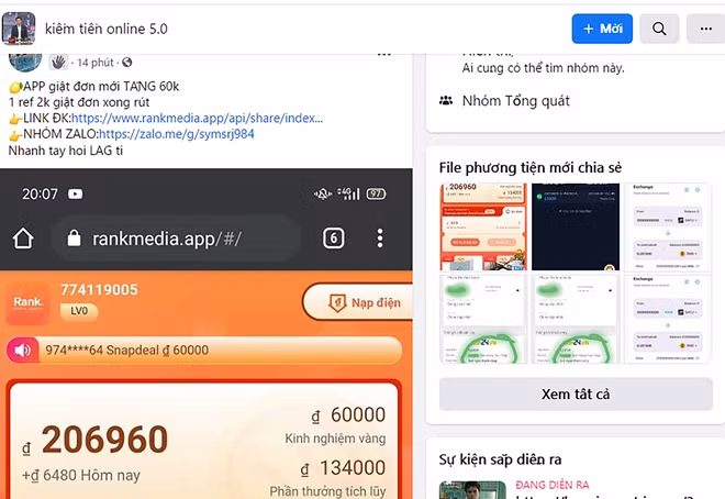 Sau mỗi app kiếm tiền sập sẽ có những app kiếm tiền khác lập tức thay thế, lôi kéo người chơi để kiếm hoa hồng.