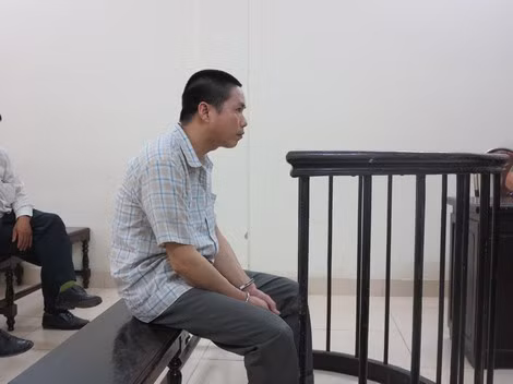 Bị cáo Hoa tại phiên xử.
