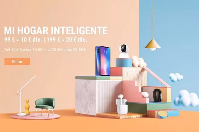 Hình ảnh quảng cáo của Xiaomi trên trang tiếng Tây Ban Nha. Hình ảnh quảng cáo của Xiaomi trên trang tiếng Tây Ban Nha.