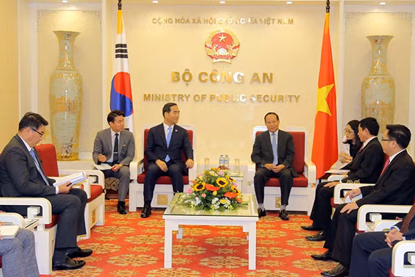 Toàn cảnh buổi tiếp.