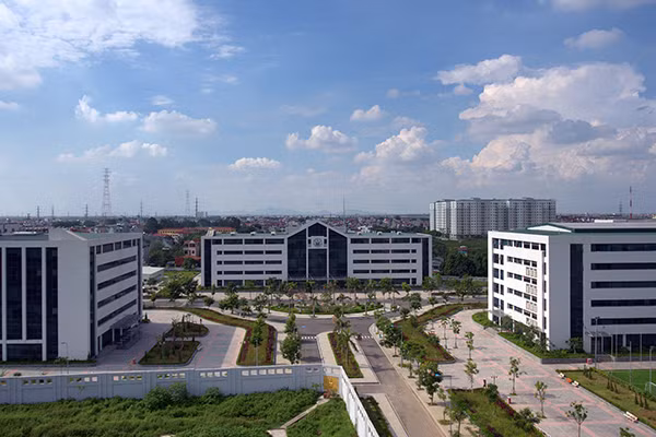 Trường Đại học Y tế công cộng được xây dựng trên nền diện tích 40.000m2