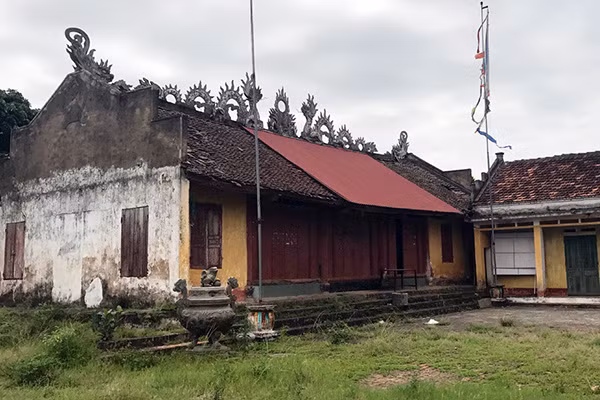 Đình Thần Quy hiện đang chờ tu bổ.
