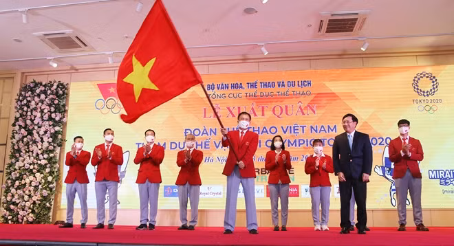Đoàn thể thao Việt Nam phấn đấu có huy chương. Ảnh: TCTDTT