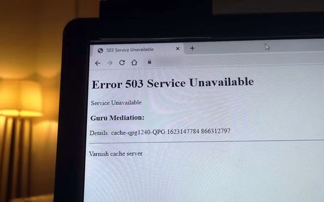 Hàng loạt trang web lớn trên thế giới bị “sập mạng” ảnh 1