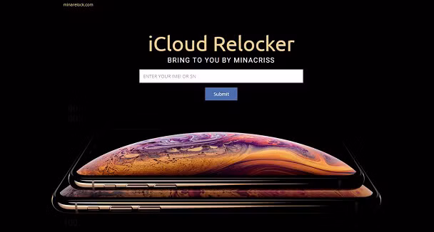 Trang web khóa iCloud của người dùng iPhone. Trang web khóa iCloud của người dùng iPhone.
