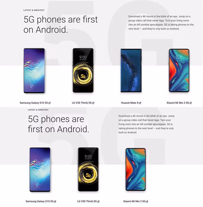 Huawei bị Google "xóa tên" khỏi website chính thức của Android ảnh 1 Huawei bị Google "xóa tên" khỏi website chính thức của Android ảnh 1