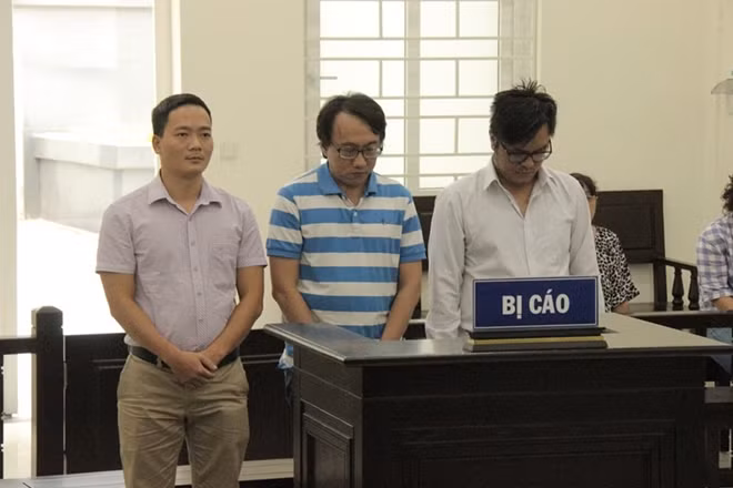 Bị cáo Trần Xuân Hưởng và đồng phạm.