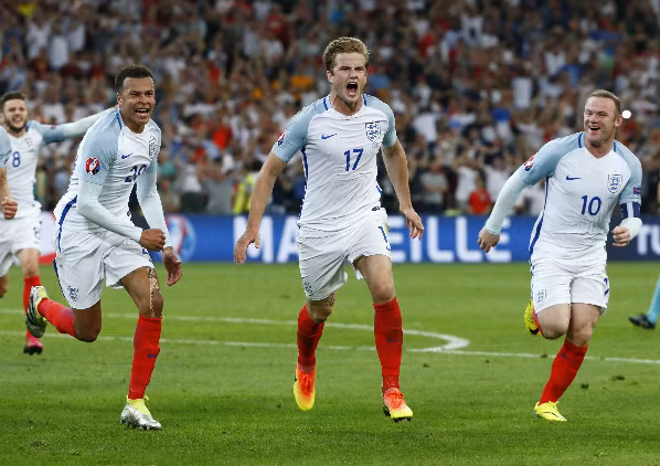 Eric Dier ghi bàn mở tỉ số cho ĐT Anh. Ảnh: Reuters