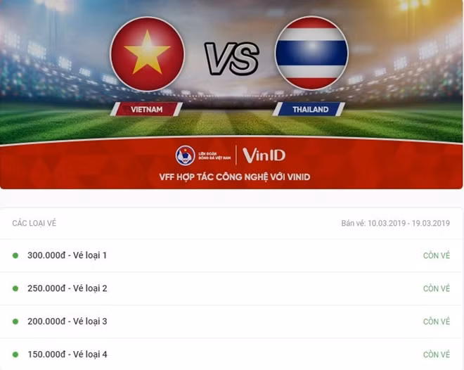 Hệ thống bán vè của VFF hoạt động trơn tru trong sáng nay.