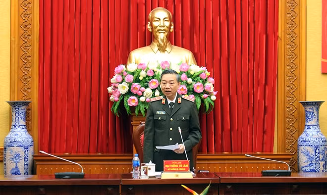 Bộ trưởng Tô Lâm phát biểu chỉ đạo Hội nghị,