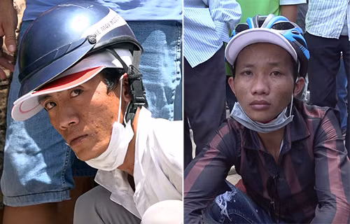 Hai đối tượng bị bắt giữ.