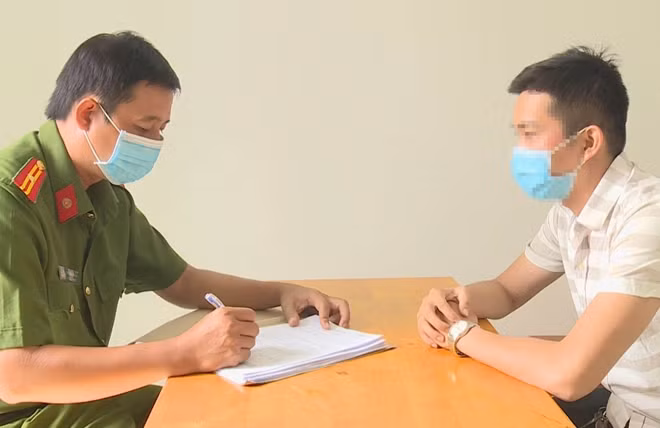 Anh D. trình bày tại cơ quan điều tra.
