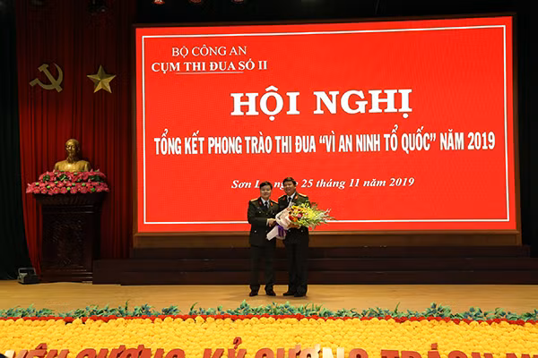 Công an tỉnh Sơn La chuyển giao đơn vị cụm trưởng năm 2020 cho Công an tỉnh Hà Giang