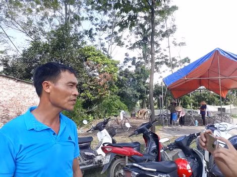 Ông Nguyễn Trung Kiên - Công an viên xã Cao Thắng kể lại sự việc.