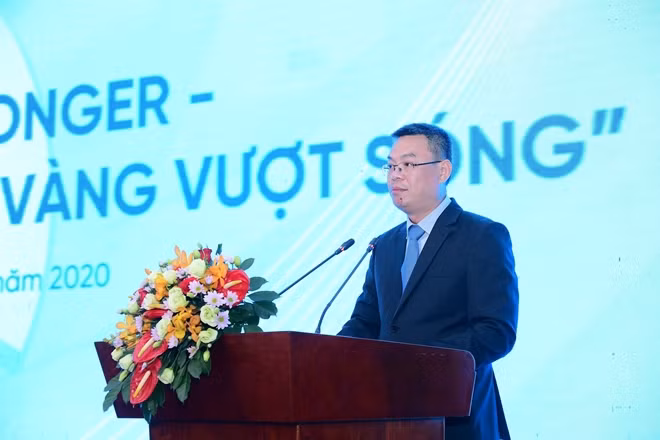 Ông Trần Minh Bình - Tổng Giám đốc VietinBank phát biểu khai mạc Hội thảo