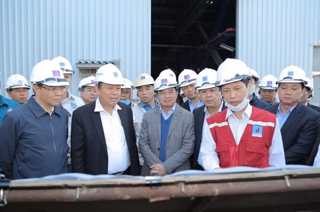 Đoàn công tác Chính phủ kiểm tra tiến độ Dự án NMNĐ Thái Bình 2