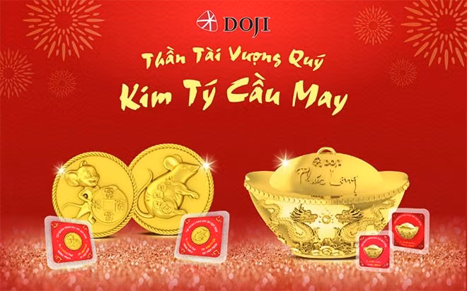 Vàng hình chuột lên ngôi năm Canh Tý