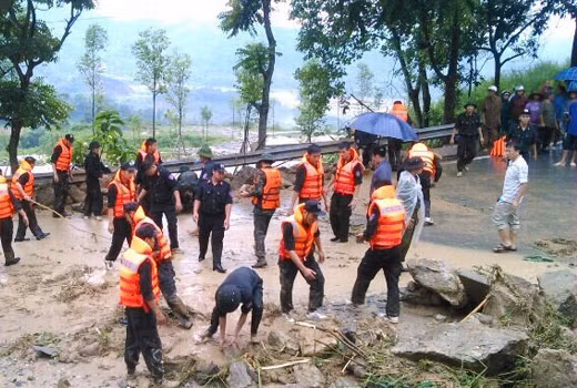 Lực lượng CAND chủ động các phương án phòng chống mưa lũ, sạt lở đất