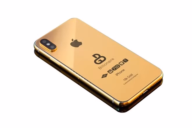 Chiếc iPhone X phiên bản "tỷ phú" của Goldgenie.