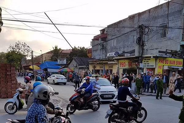 Hiện trường vụ việc. Ảnh: T.Tùng
