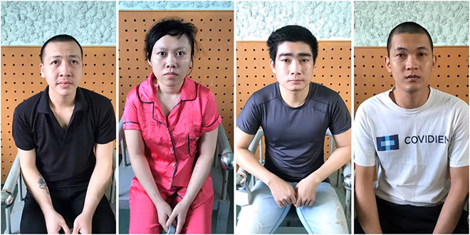 Các đối tượng liên quan vụ tiền giả.