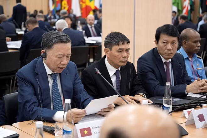 Bộ trưởng Tô Lâm phát biểu tại Hội nghị.