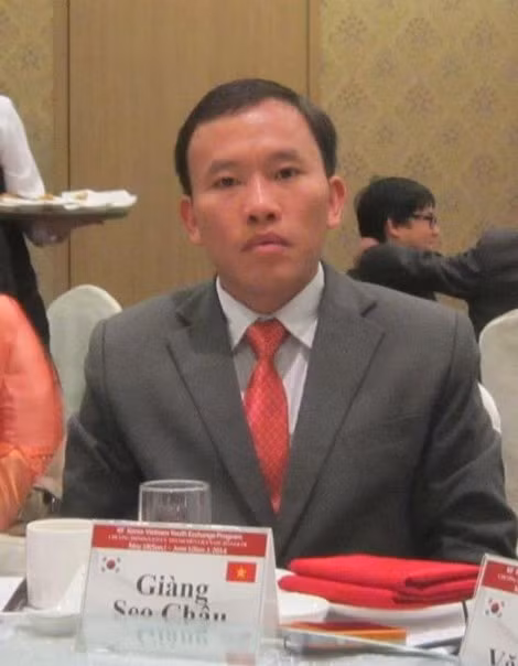 Chủ tịch xã Mản Thẩn Giàng Seo Châu.