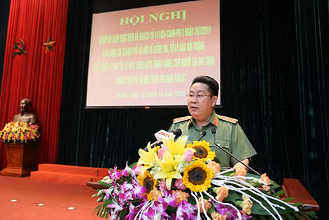 Thứ trưởng Bùi Văn Thành phát biểu chỉ đạo tại Hội nghị