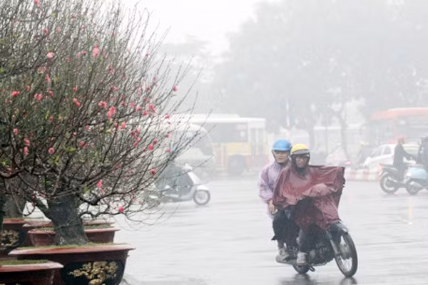 Miền Bắc mưa rét ngày giáp Tết Miền Bắc mưa rét ngày giáp Tết