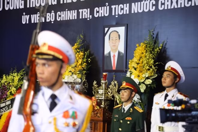 Theo kế hoạch, Lễ an táng từ 15h30 cùng ngày tại quê hương Chủ tịch nước, xóm 13, xã Quang Thiện, huyện Kim Sơn, Ninh Bình.
