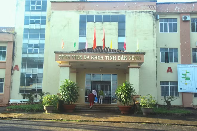 Bệnh viện Đa khoa tỉnh Đắk Nông, nơi để ra hàng loạt sai phạm.