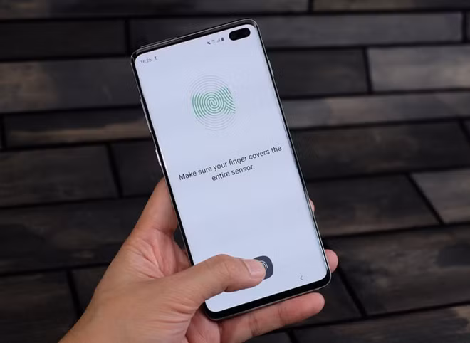 Cảm biến vân tay trong màn hình.