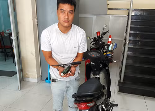 Tính cùng tang vật (ảnh do Công an cung cấp)