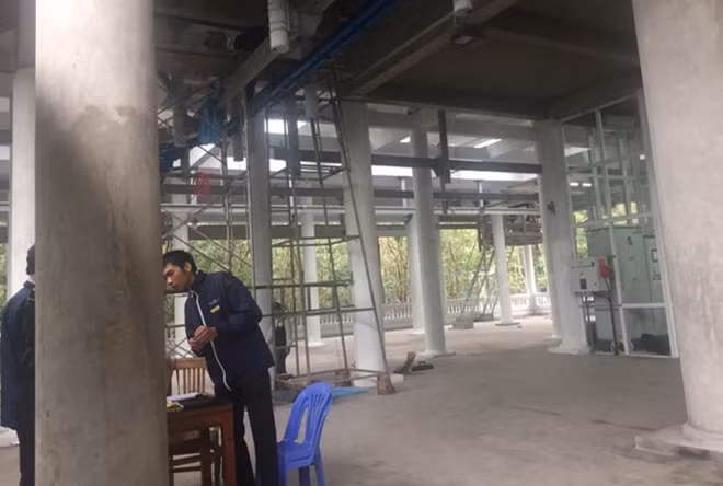 Nơi xảy ra tai nạn tại nhà ga số 01