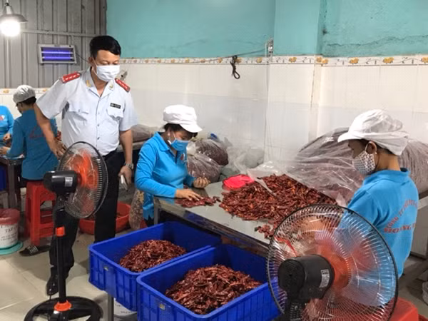 Đoàn kiểm tra đã phát hiện 5 doanh nghiệp kinh doanh ớt bột có độc tố aflatoxin.