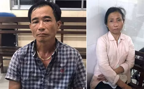 Vợ chồng Nguyễn Thanh Hòa, Đào Thị Thu Hồng là cặp đôi móc túi tại chùa Vĩnh Nghiêm bị bắt vào tháng 3 năm 2019.